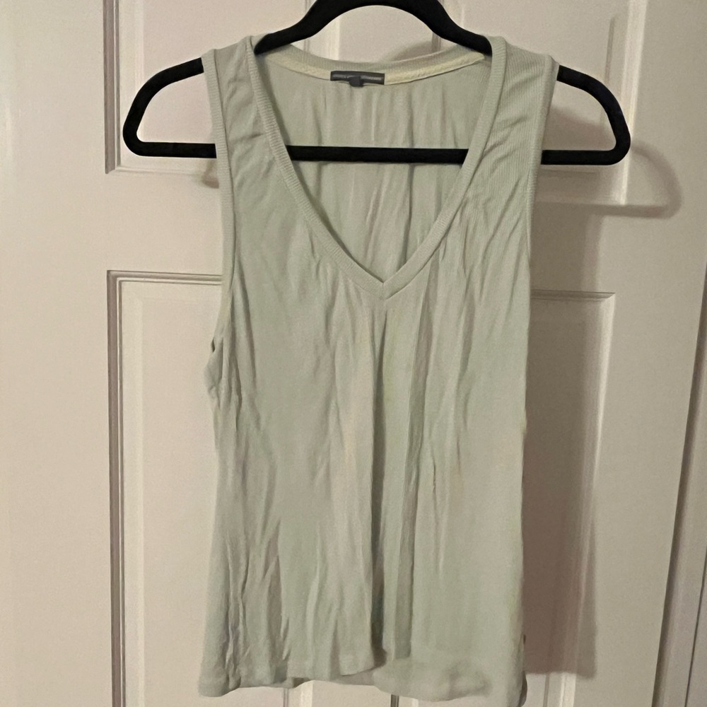 James Perse Mint Vneck top